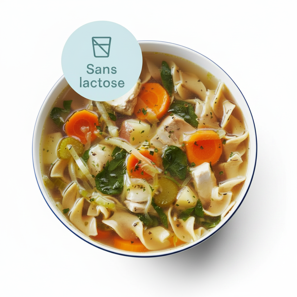 Effiloché de poulet aux légumes au coco