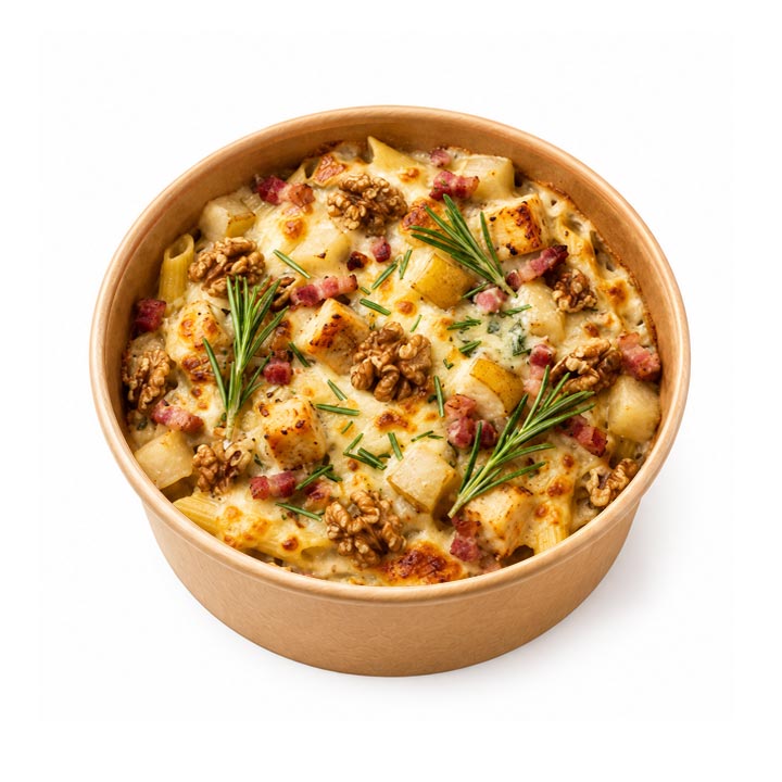 Gratin de pâtes au poulet