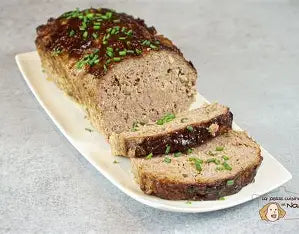 Pain de viande, chou-fleur, purée de patates douces