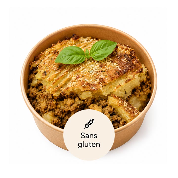 Hachis parmentier à l'aubergine