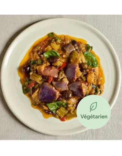 Caponata aux aubergines et céleris