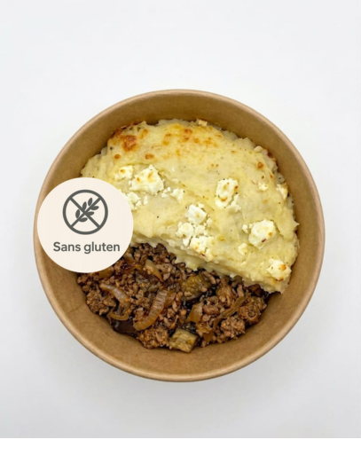 Hachis parmentier à l'aubergine