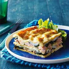 Vendredi 26/09 : lasagne au saumon et épinards