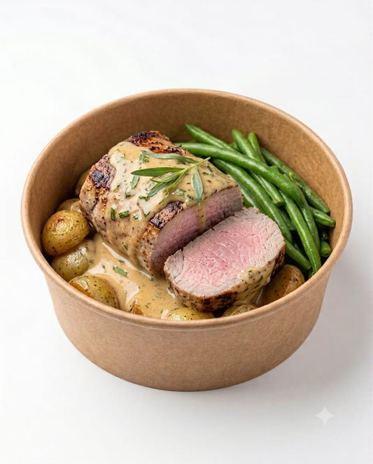 Filet pur de porc à l'estragon