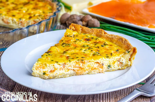 Portion de quiche au saumon - Vendredi 19/09