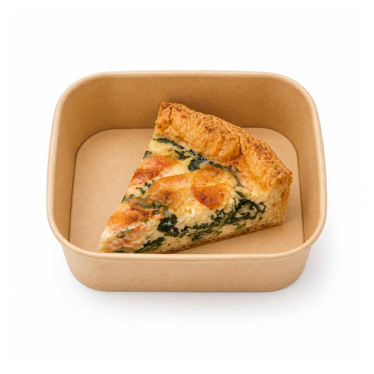 Quart de quiche au saumon (+/-330g)