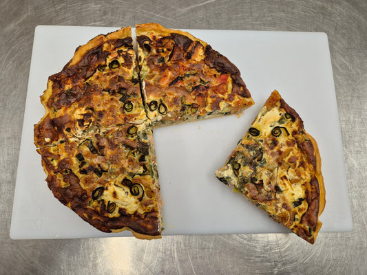 Quart de quiche au saveur Thaï ( une portion = +/- 330g)