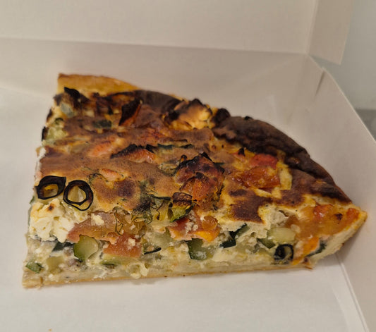 Quart de quiche au saveur Thaï ( une portion = +/- 330g)