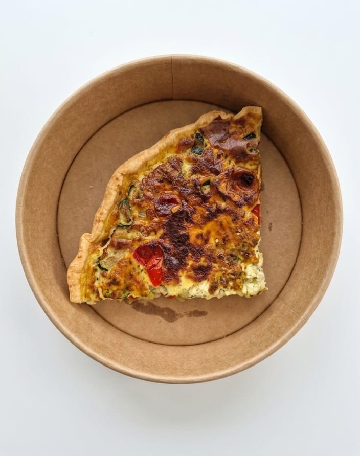 Quart de quiche au saumon (+/-330g)