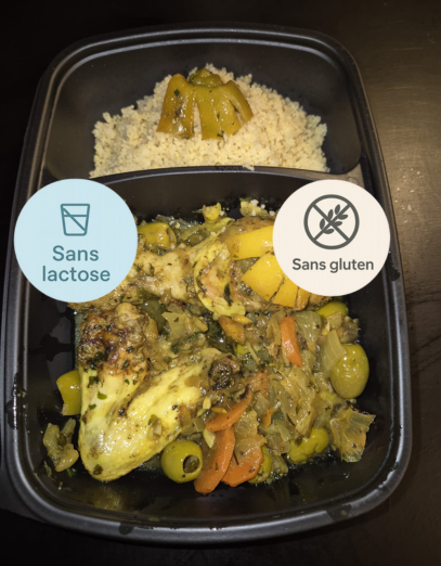 Tajine de poulet et citrons confits